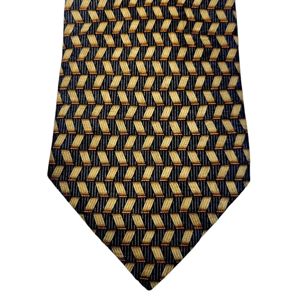 Ermenegildo Zegna Men's Silk Neck Tie, Hand Made‎ in Italy, 59.5